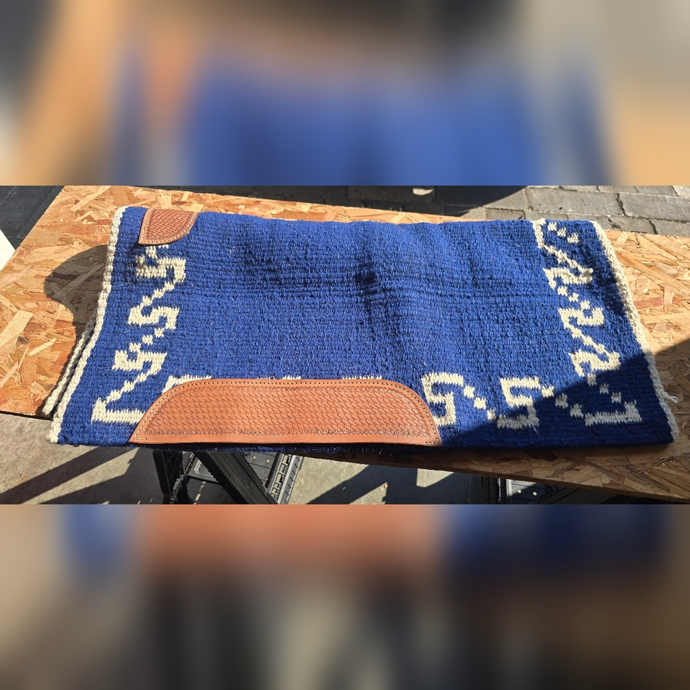Royal Blue Western Show Saddle Pad
